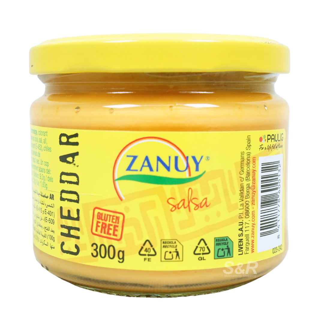 Zanuy Salsa Cheddar 300g